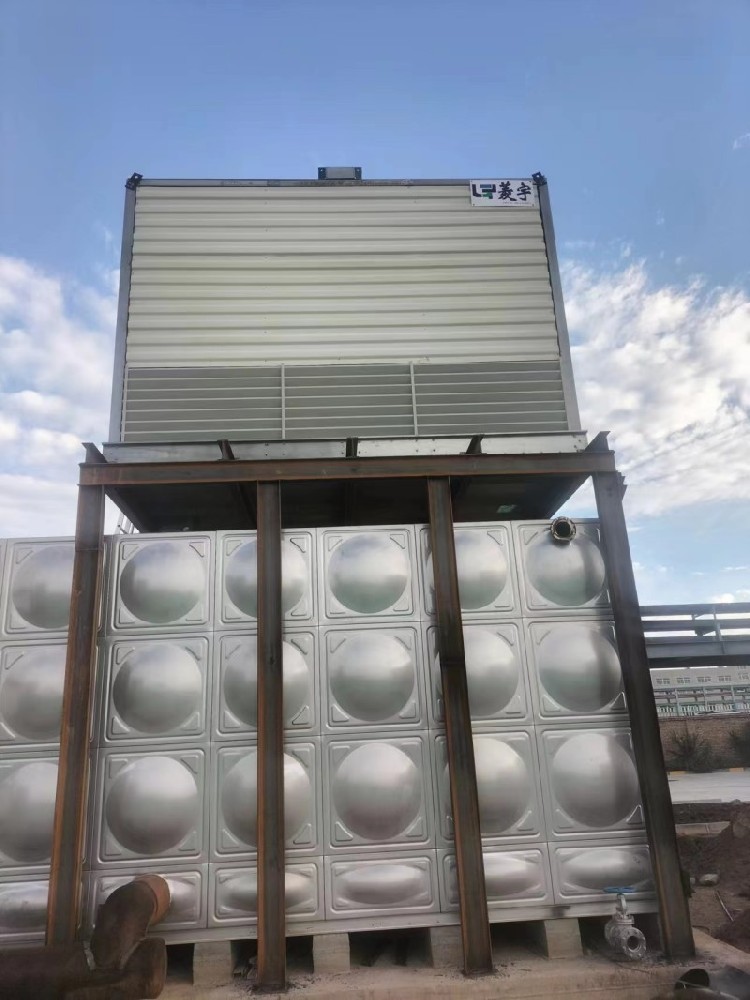 青海西宁菱宇LYN--600T方形逆流式钣金冷却塔