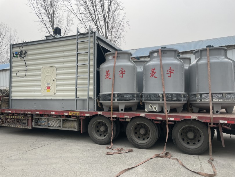 开封菱宇冷却塔工地整塔出货