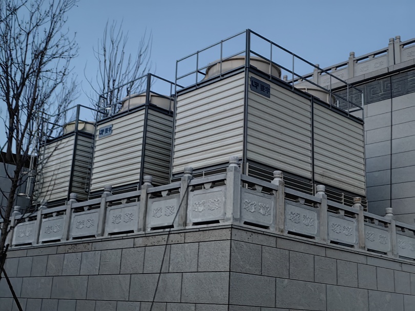 南水北调（焦作城区段）工程使用菱宇方形逆流式钣金冷却塔