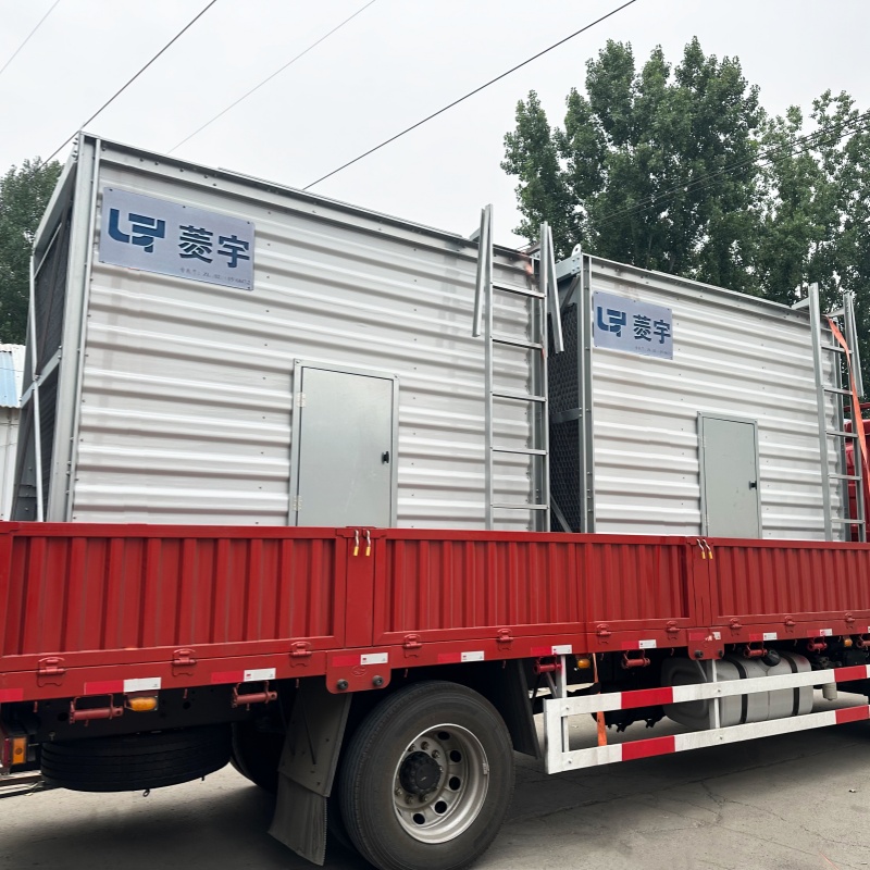 河南菱宇车载式方形横流式钣金冷却塔整体运输到全国各地 河南菱宇车载式方形横流式钣金冷却塔整体运输到全国各地