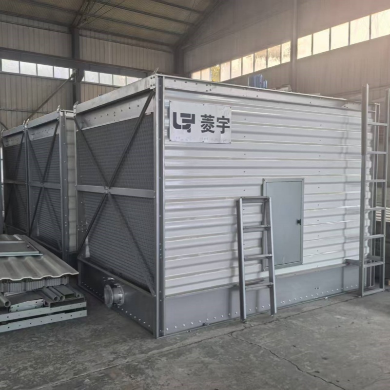 河南郑州菱宇方形横流车载式钣金冷却塔整体运输到全国各地 河南郑州菱宇方形横流车载式钣金冷却塔整体运输到全国各地